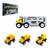 Ensemble de 4 pièces avec camion et véhicules de travail