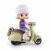 Motor Tide Flow Car - Speelgoed Scooter met Licht en Geluid - bump&go - incl. poppetje