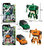 Fighter Warrior Bots - Suba Racer – 2-in-1 Transformeerbare Robot & auto oranje