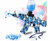 Gel Blaster AK47 - Luminous Silencer met Led licht - compleet set - oplaadbaar - 45 cm Blauw