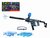 Gel Blaster - Space Vector Assault Rifle - compleet set - oplaadbaar - 74 CM Blauw inc gelballen (1000st.)