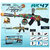 Shooting Elite Gel Blaster - Luminous Silencer - AK 47 Led Light - compleet set - Oplaadbaar - 74CM