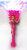 Prinsessenstaf met muziek en lichtjes - toverstaf - Princess Flash Music Stick roze
