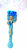 Prinsessenstaf met muziek en lichtjes - toverstaf - Princess Flash Music Stick Blauw