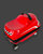 Kinderen Koffer - Zit en Loopauto - 2 in 1 Rood - 32L
