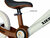 Foldable Bike - Opvouwbare Loopfiets met 1-Knops Systeem - 87 CM - Bruin - licht gewicht