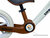 Foldable Bike - Opvouwbare Loopfiets met 1-Knops Systeem - 87 CM - Bruin - licht gewicht