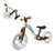 Foldable Bike - Opvouwbare Loopfiets met 1-Knops Systeem - 87 CM - Bruin - licht gewicht