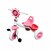 Driewieler kinderfiets - Roze - met pedalen - licht & geluid 63 CM