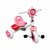 Driewieler kinderfiets - Roze - met pedalen - licht & geluid 63 CM