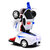 Robot Auto Politie 2in1 robot en auto transformer voertuig politie auto - led licht en geluid 22CM
