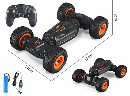 RC Twist auto 2.4ghz - transformeert laag/hoog - rc stunt car RC Twist auto 2.4ghz - transformeert laag/hoog - rc stunt car