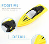 Rc boat H116 - Radiografisch bestuurbaar boot 2.4GHZ - 1:47 geel