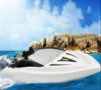 Rc boat H116 - Radiografisch bestuurbaar boot 2.4GHZ - 1:47 geel