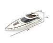 RC Boot SAILING Boat RTR - 2.4GHZ - 20KM/U - 1:28 jacht