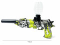 Gel Blaster- Elektrische pistool  - Green Graffiti  - compleet set - 43CM