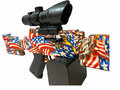 Gel Blaster- Elektrische orbeez geweer Eagle - incl. gel ballen - oplaadbaar - 80CM