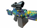 Gel Blaster- Galaxy print  - compleet set incl. gel ballen - oplaadbaar - 80CM