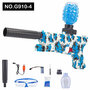 Gel Blaster- Elektrische pistool  - Blue Graffiti  - compleet set incl. gel ballen - oplaadbaar - 37CM
