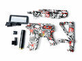 Gel Blaster-  Red Graffiti  M4 - Up grade version - incl. gel ballen - oplaadbaar - 83CM