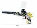 Gel Blaster - Sand Eagle Yellow Graffiti - compleet set - 39CM