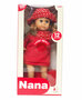 Nana Doll - speelgoed pop - met 12 baby geluiden 35CM