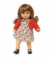 Nana Doll - speelgoed pop - met 12 baby geluiden 35CM - rood