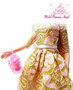 Pop met gala jurkje - Bruidsmeisje cocktail outfit - prinses speelgoed 30CM