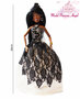 Speelgoed pop met leuke gala jurkje - Bruidsmeisje, gala, cocktail outfit 30CM