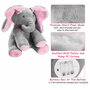 Kiekeboe olifant  - interactief knuffel olifantje speelgoed -  30CM roze
