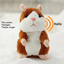 Pratende hamster - Talking Hamster - Pratende Interactieve Knuffel hamster 