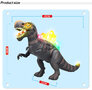 T-Rex dinosaurus speelgoed - Interactieve Tyrannosaurus - met geluid 41CM