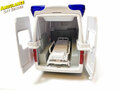 Ambulance 112 speelgoed voertuig - pull back aandrijving - met sirene-geluid en lichtjes op - 25cm 
