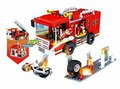COGO City - Brandweerauto - bouwsteen pakket van 184 stuks  2in1 set