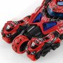 Die Cast Max catapult Car 3in1 -  pull-back - met 2 motors - licht en geluid - 1:32