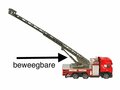 Vrachtwagen autotransporter + brandweerauto speelgoed set - Die Cast voertuigen Gift pack 2in1 - pull-back drive 
