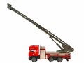Vrachtwagen autotransporter + brandweerauto speelgoed set - Die Cast voertuigen Gift pack 2in1 - pull-back drive 