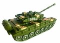 Leger Tank, Die-Cast metal Alloy Pantserwagen Tank is van hoge kwaliteit gemaakt. - pull-back drive - 16.5 CM