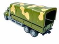 Leger VRACHTWAGEN, Die-Cast metal Alloy TRUCK is van hoge kwaliteit gemaakt. - pull-back drive - 16.5 CM