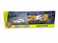 Mixer vrachtwagen speelgoed voertuig - Die Cast metal Alloy - pull-back drive - 16.5CM