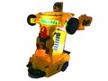 Robot sport Car 2 in 1 robot en auto transformer voertuig sport auto - led licht en auto geluid 22CM 