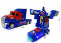 Robot Truck 2 in 1 robot en vrachtwagen transformer voertuig - led licht en geluid 24CM