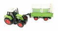 Tractor met vee aanhangwagen- maakt 3 soorten geluiden en lichtjes - 39CM (1:16)