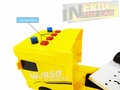 Super truck vrachtwagen - autotransporter met 3 mini auto's -maakt geluid en lichtjes op - 55CM